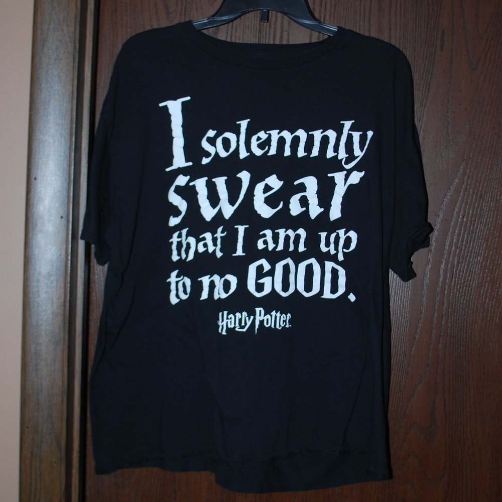 Harry Potter Licensed Black & White T-shirt - PRICE REDUCED - XXL